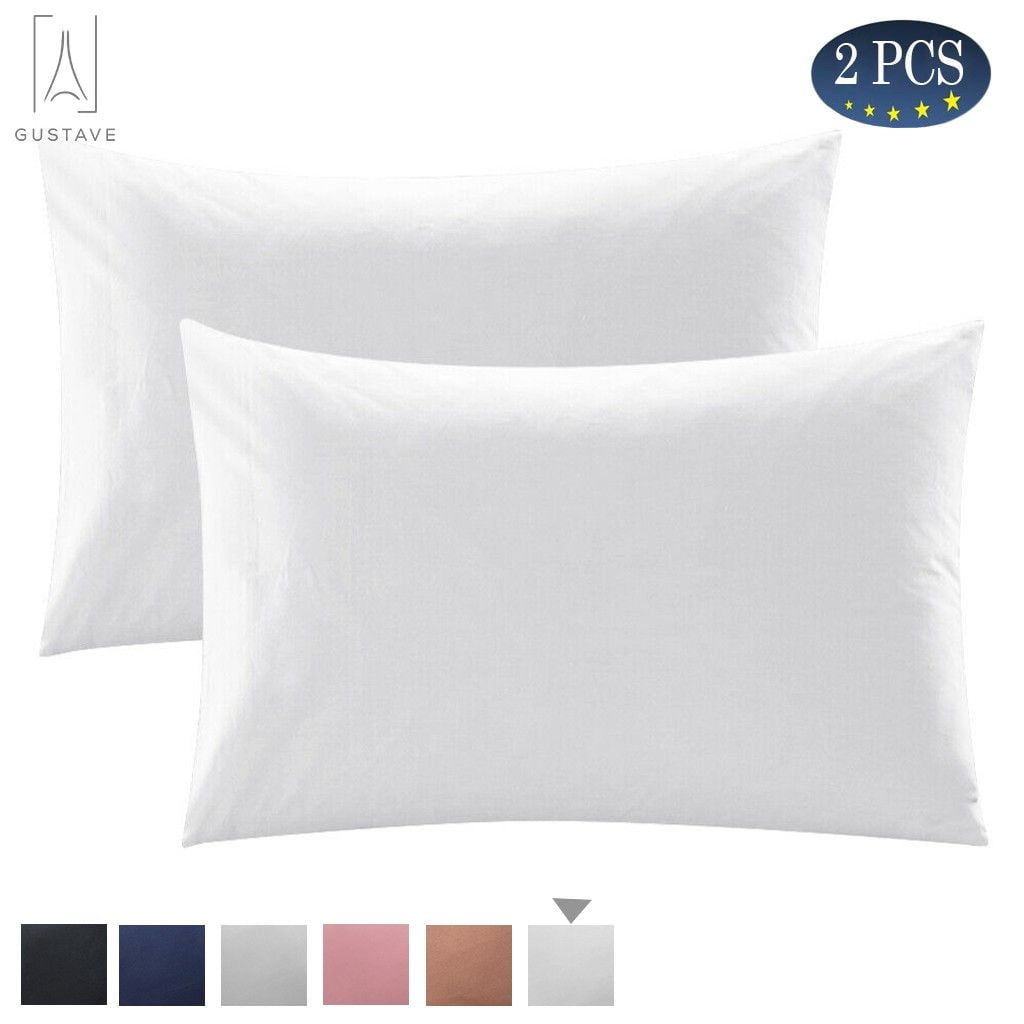 Gustave Pillowcases Set of 2 with Envelope Closure, Ultra Soft Pure