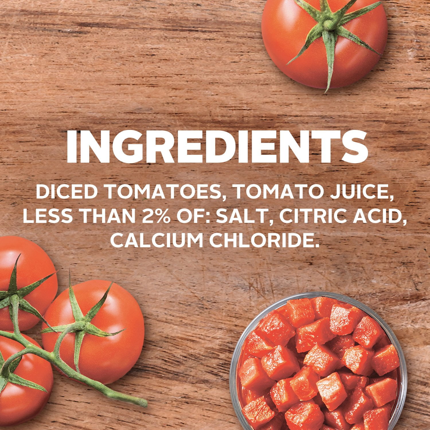 Pack of 4 Hunt's Petite Diced Tomatoes - 14.5 oz - Package may vary