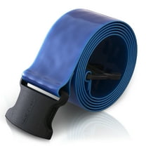 Skil-Care BioShield Wipe-Clean Gait Belt, 60"L, Blue – Heat-Sealed Webbing, Delrin Buckle, Liquid-Resistant, Ambulation Aid, 914380