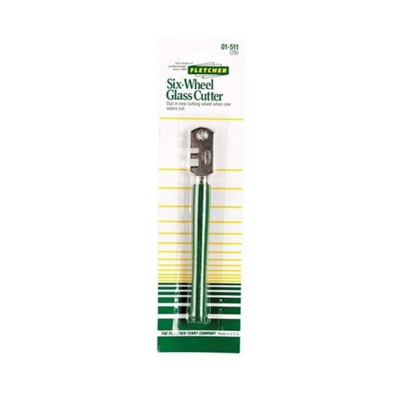 Fletcher 01-511 Six Wheel Turret Glass Cutter