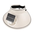 thumbnail image 2 of UPF 50+ Solar Fan Hat with USB Charging, 3-Speed Adjustable Cooling Sun Hat, Rechargeable Portable Cap with 360° Rotatable Fan for Outdoor Fishing Hiking, 4.7in, 2 of 6