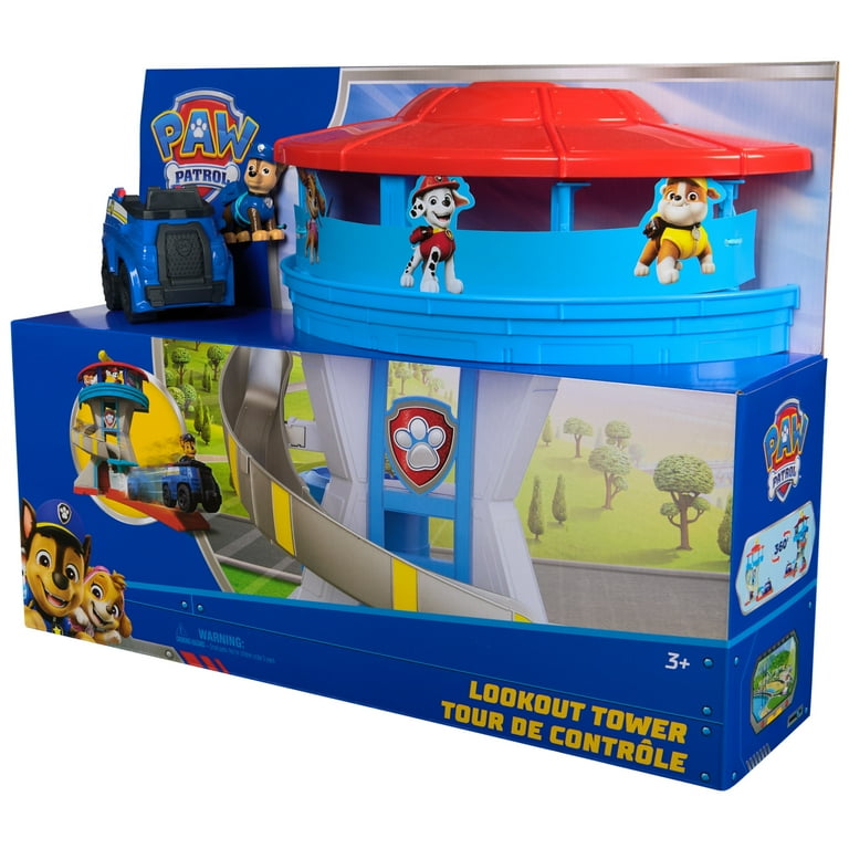 PAW Patrol Lookout Tower with 2 Chase Action Figures