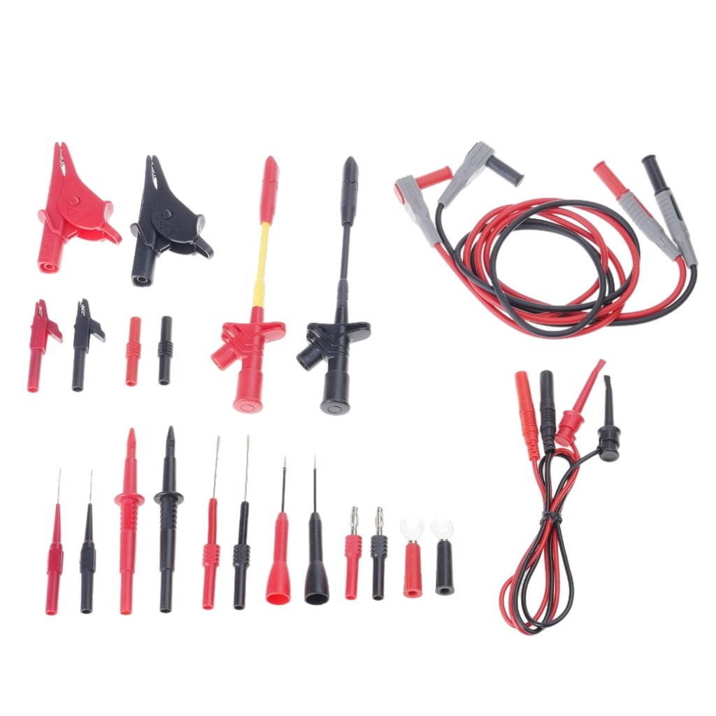 MOMOJIA Multimeter Test Leads with Tweezer Test Leads Set for Digital Multimeter Testing