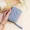 Blue, variant on 1Pc Fashion Embroidered Heart-Shaped Short Wallet, Heart Pattern Stitch Detail Coin Purse, Daily PU Leather Zipper Small Wallet