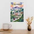 thumbnail image 3 of Retro Vintage City Travel Poster of Manizales with Historic Streets And Classic Details Canvas Poster, 3 of 8