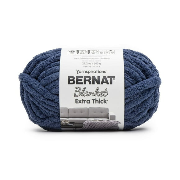 Bernat® Fil Extra Épais™ pour Couverture, Polyester #7 Jumbo, 21,2 Oz/600 G, 72 Verges