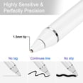 thumbnail image 3 of Stylus Pen for iPad, WeluvFit Digital Stylish Pen Pencil Rechargeable, Compatible with All Touch Screens, White, 3 of 8