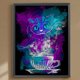 thumbnail image 3 of Pintura de diamante 5D DIY Wdftyju Taladro redondo completo Gato de Cheshire Decoración del hogar, 3 of 9