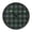 Dark Green White, variant on Indoor 12' Voice-Activated Luminous Decoration Wall Clock With LED Night Light Cream Background with White Polka Dots