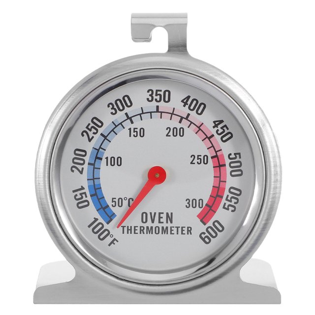 FESTFENDS Stainless Steel Oven Thermometer with Easy Read Dial for Accurate Temperature Measuring in Cooking and Baking