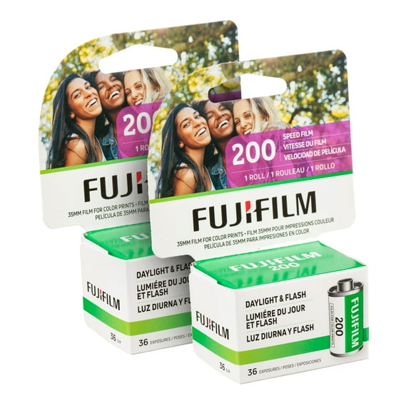 FUJIFILM 200 Color Negative Film (35mm Roll Film, 36 Exposures) 600022186