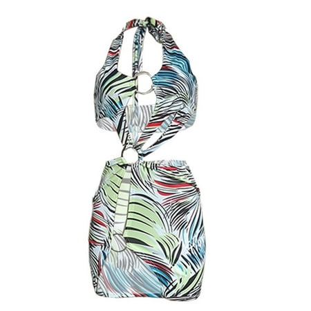 

koaiezne Swimsuit Fashion Hole Cut Women s Abstract Out Oil Asymmetric Paintd Plus Size Swimwear Bride Bathing Suits for Women plus Size plus Size Swim Suit with Bra