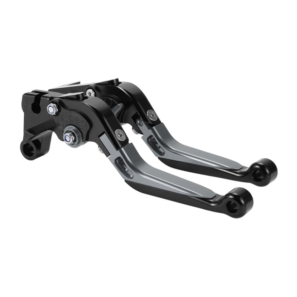 Palancas de freno y embrague cortas y largas para Yamaha MT-07 14-22, palanca de freno ajustable en 6 posiciones, mango de aluminio de aleación, mango de titanio negro