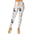 thumbnail image 2 of Cats in Hats Christmas Leggings - Plus Size - 1XL 2XL 3XL Multi Color Pastel 3XL, 2 of 2