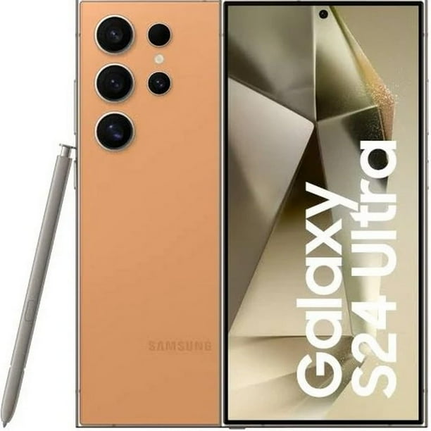 Samsung Galaxy S24 Ultra 12GB Ram 1TB Titanium Naranja Desbloqueado (Reacondicionado)