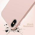 thumbnail image 5 of Entronix Silicone Soft Case Designed for iPhone XS Max Shockproof Durable Slim Fit, (Rose Gold), 5 of 7