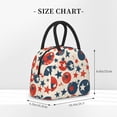 thumbnail image 5 of Men'S And Women'S Universal Portable Lunch Bag Large Hand Insulated Lunch Bag 10.4×8.6in For Picnicdaily Go Out To Play And Work Independence Day Theme Star (2), 5 of 8