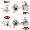 thumbnail image 2 of Juego de tornillos para computadora, kit de tornillos para placa base de 8 piezas compatible con placa base ASUS para placa base ASUS, electrónica, computadoras, placa de PC, 2 of 7