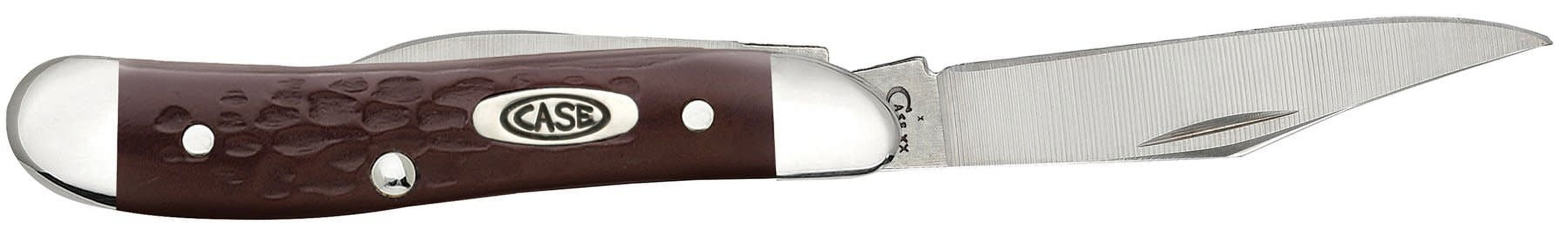 Case Brown Synthetic Peanut Knife 00046