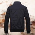 thumbnail image 3 of Dpytoraw Men's Spring And Autumn Men's Jacket With Pockets Thin Textured Sports Casual Jacket, 3 of 5