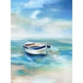 thumbnail image 2 of Nan 25x32 White Modern Wood Framed Museum Art Print Titled - Solitude Shore, 2 of 4