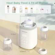 Momcozy Bottle Warmer, Fast Bottle Warmers for All Bottles with Timer, Accurate Temperature Control, Gray