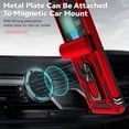 thumbnail image 4 of ELEHOLD Case for Galaxy Z Flip 6,Military Grade Protection Kickstand Metal Ring Holder Dual-Layer Heavy Duty TPU+PC Shockproof Case For Samsung Galaxy Z Flip 6 5G 2024,Red, 4 of 9