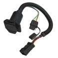 thumbnail image 1 of Trailer Plug Cord, 20135 Trailer Wiring Harness Multifunctional 7 Pin 4 Pin Flame Retardant  For RVs, 1 of 8