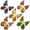 thumbnail image 1 of 5PCS Magic Flying Butterfly Rubber Band Powered Wind up Butterfly Magic Prop, 1 of 10