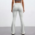 thumbnail image 4 of Tanming Barrel Sweatpants Wide Leg Cargo Pants for Women Wide Leg Pants Woman Cargo Pants Women Plus Size Stretchy Work Pants Cargo Scrub Pants for Women Light Gray M, 4 of 6