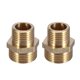 thumbnail image 2 of Raccord en laiton à embout hexagonal pour tuyau mâle de 3/4" à 1/2" (intensification), 2 of 4