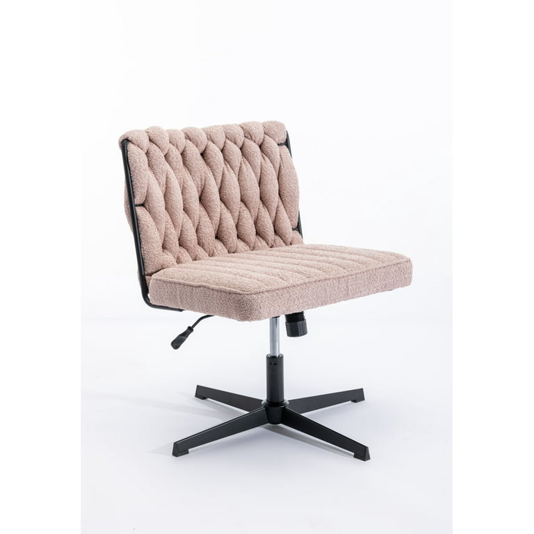 Pink desk 2024 chair no wheels