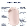 thumbnail image 2 of Satisfyer Pro To Go 2 | Double Air Pulse Vibrator | Clitoris Stimulation | Waterproof (IPX7) | Rechargeable Battery | Skin-Friendly Silicone (Beige), 2 of 5