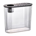 thumbnail image 2 of Dpityserensio Goldfish Bowl Fish Tank For Goldfish Plastic Aquarium Home Decor Clear Fish Tank For Desktop Suitable For Tabletops Living Room Bedroom Ornaments, 2 of 6