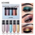 thumbnail image 2 of Sombra de ojos HUOGUO Dazzling Glitter Liquid, 6.5 g x 5, multicolor, 2 of 5