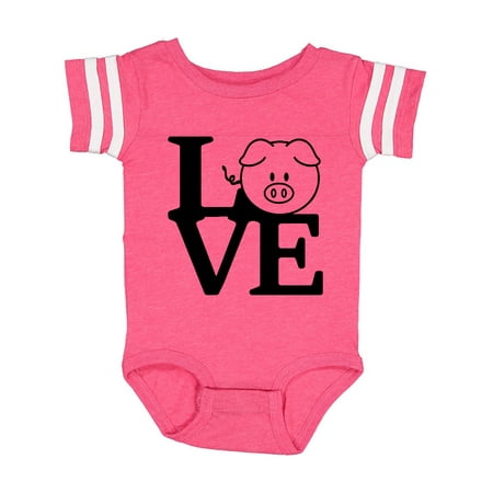 

Inktastic I Love Pigs 2 Gift Baby Boy or Baby Girl Bodysuit