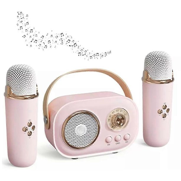 Cozy Home Speaker and Microphone,Mini Karaoke Machine Portable Bluetooth Speaker