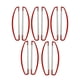 thumbnail image 3 of 10 postes para pancartas manuales, accesorios portátiles versátiles, soporte de bandera de mano rojo 17cm, 3 of 9