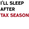 thumbnail image 3 of CafePress - I'll Sleep After Tax Season - Women's Light Pajamas, 3 of 4