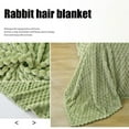 thumbnail image 6 of Nmdmisc Solid Color Plush Casual Cover Blanket, Flannel Throw, Coral Fleece Adjustable Blanket Casual Blanket 39.37x27.55 Inches (Green), 6 of 6