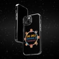 thumbnail image 6 of DistinctInk Clear Hybrid Case for Apple iPhone 15 Plus (6.7" Screen) - One Smile Begins A Friendship - Raised Bezel Screen Guard, 6 of 9