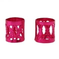 thumbnail image 4 of KLKCMS 50 Pcs Beads Adjustable Braid Hair Clips Rings Cuff Tubes Jewelry For Hair Bun Fushcia, 4 of 9