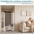thumbnail image 4 of 55" Extra Tall Pet Gate for Cat/Dog, 32.68"-38.19" Wide, 1.18" Ultra Narrow Spacing Dog Gate, No Drilling Pressure Mounted Cat Fence Safety Gate for Stairs, Doorways, Hallways,, 4 of 9