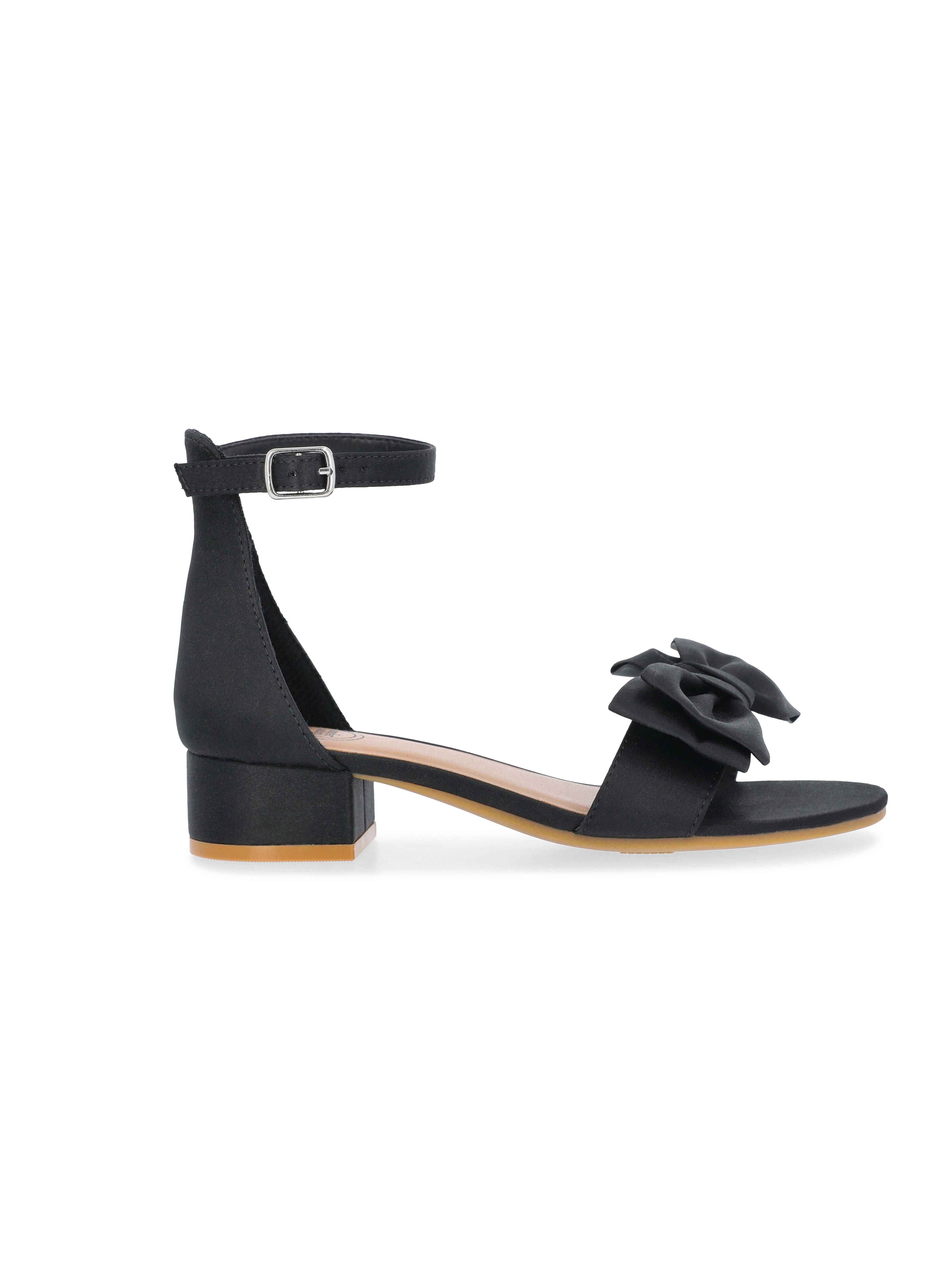 Wonder Nation Toddler, Little, and Big Girls Bow Heeled Sandals