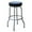 Black, variant on Richardson Seating 1950s Floridian Swivel Stool-Color:Wine,Height:30