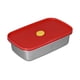 thumbnail image 3 of Contenedor de ensalada Ticfox para almuerzo 600 ml color rojo, 3 of 14