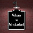 thumbnail image 2 of We Travel Not To Escape Life Adventurer BLACK Aluminum Composite Sign 15''x18'', 2 of 9