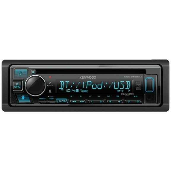 Restored Premium Kenwood KDC-BT382U CD with 1.5 Line Text Display and Bluetooth (Refurbished)