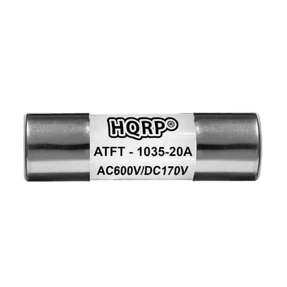 HQRP Spa Hot Tub Slow Blow Fuse, SC-20 Class G Time Delay 20 Amp Fuse 600 V Replacement for Bussmann SC-20, Buss Sc20, LIttelfuse SLC-20 Compatible with Balboa, Gecko, Vita Spas, Dynasty Spas