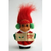 My Lucky 6 Christmas Caroling Troll Doll By Russ Berrie